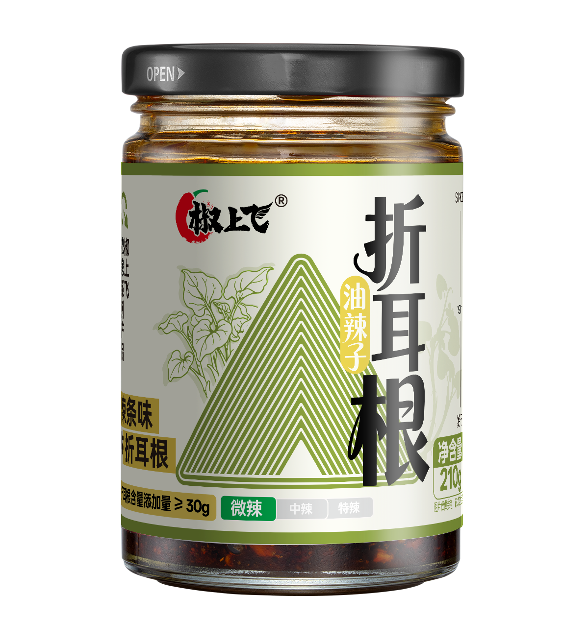 折耳根油辣子 210g